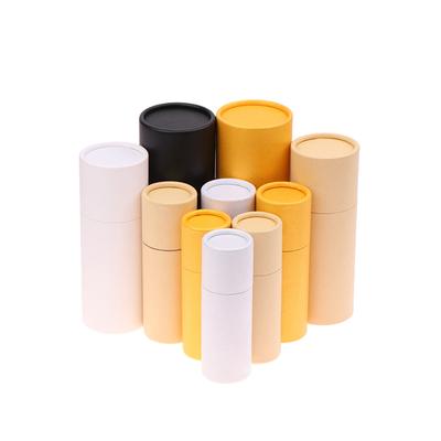 Frasco Conta-gotas Óleo Essencial Vazio Pote de Papel Kraft Tubo Caixas de Papelão Caixas Redondas de Papelão Caixas Contêineres com Tampa