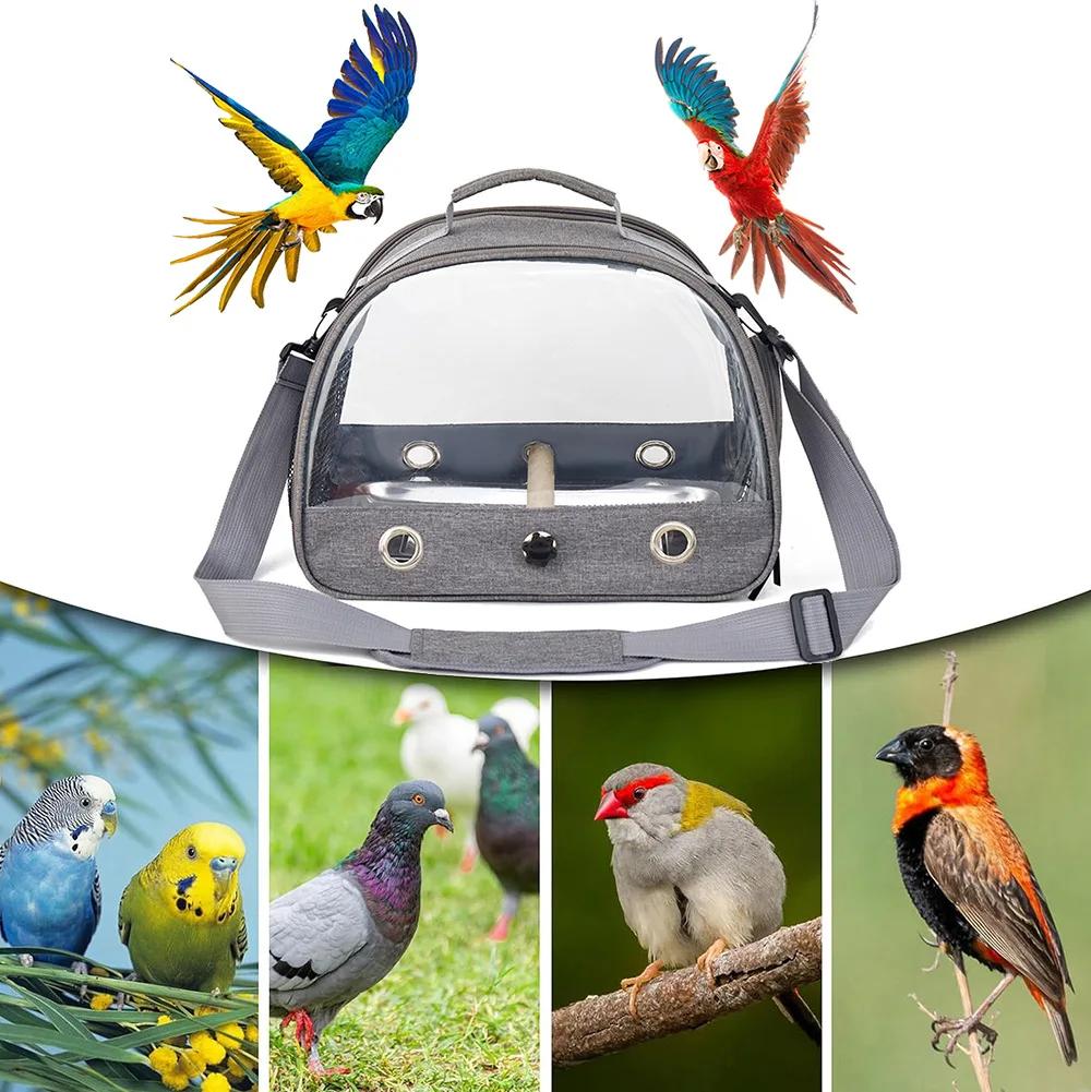 Portable outgoing foldable bird cage Oxford cloth bird bag parrot pigeon pet outgoing bag mole bag