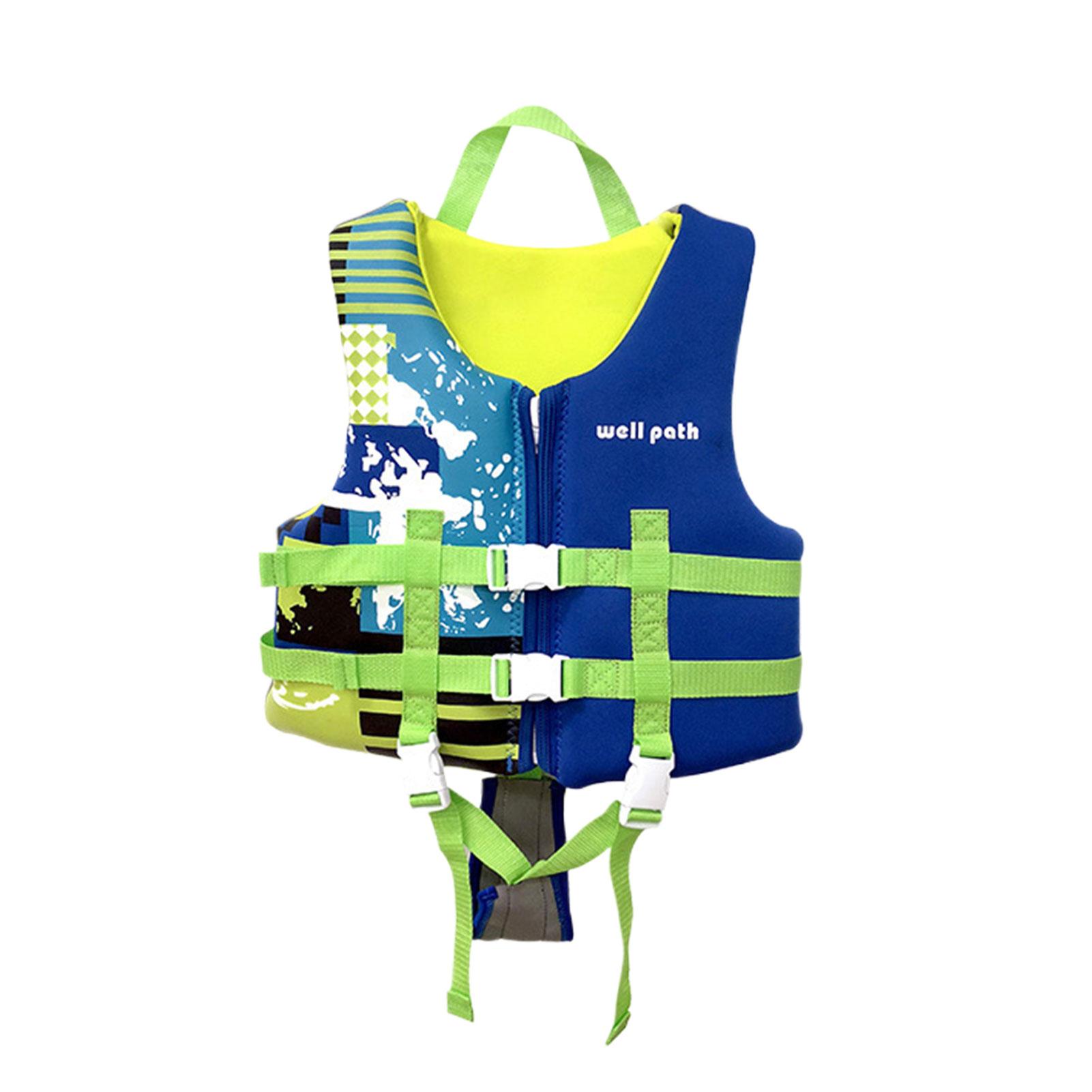

Swim Vest With Safety Standards Prevent Water Accidents Durable Life Jackets For Toddlers 1-3 blue M