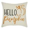 New Thanksgiving Series Pillow Cover English Letters Maple Leaf Print Cushion Home Sofa Cushion Cover