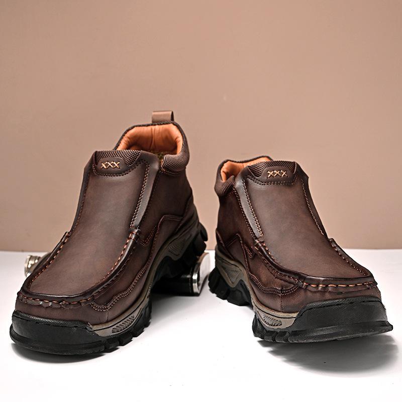 High-Top Men's Wear-Resistant Non-Slip Urban Outdoor Casual Boots for Autumn/Winter