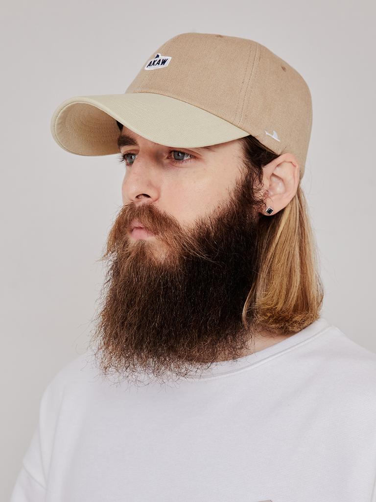 Akau Oversized Two-Tone Ball Cap (Light Brown)