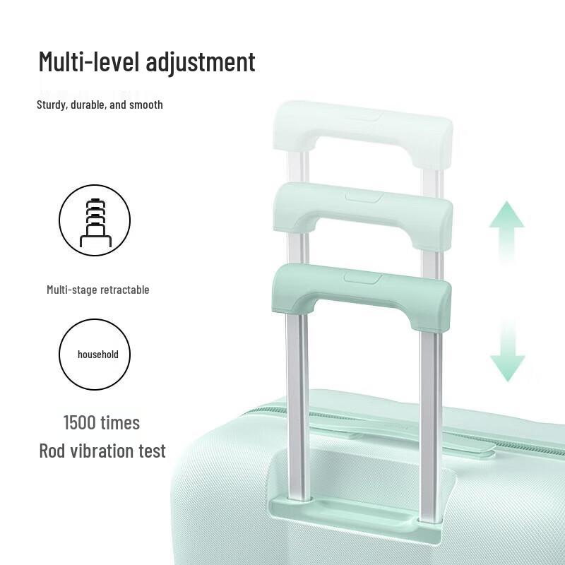 MGOB PC Hardshell Scratch-Resistant Spinner Suitcase