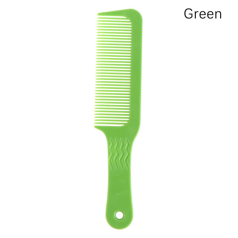 1pc Pro Hair Comb Resin Material Hair Clipper Comb Anti-static Barber Hair Cutting Comb Hairdressing Flat Combs For Men