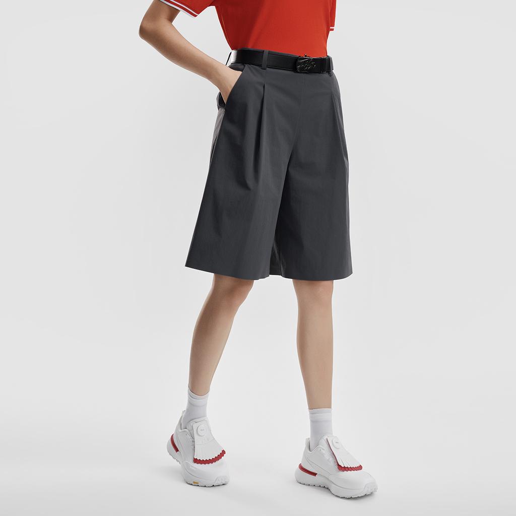 Fila Golf Series Fashion Simple Classic Sports Golf Versatile Comfortable Quality Loose Woven Five-Point Casual Shorts Women Shorts A11W625812FDB