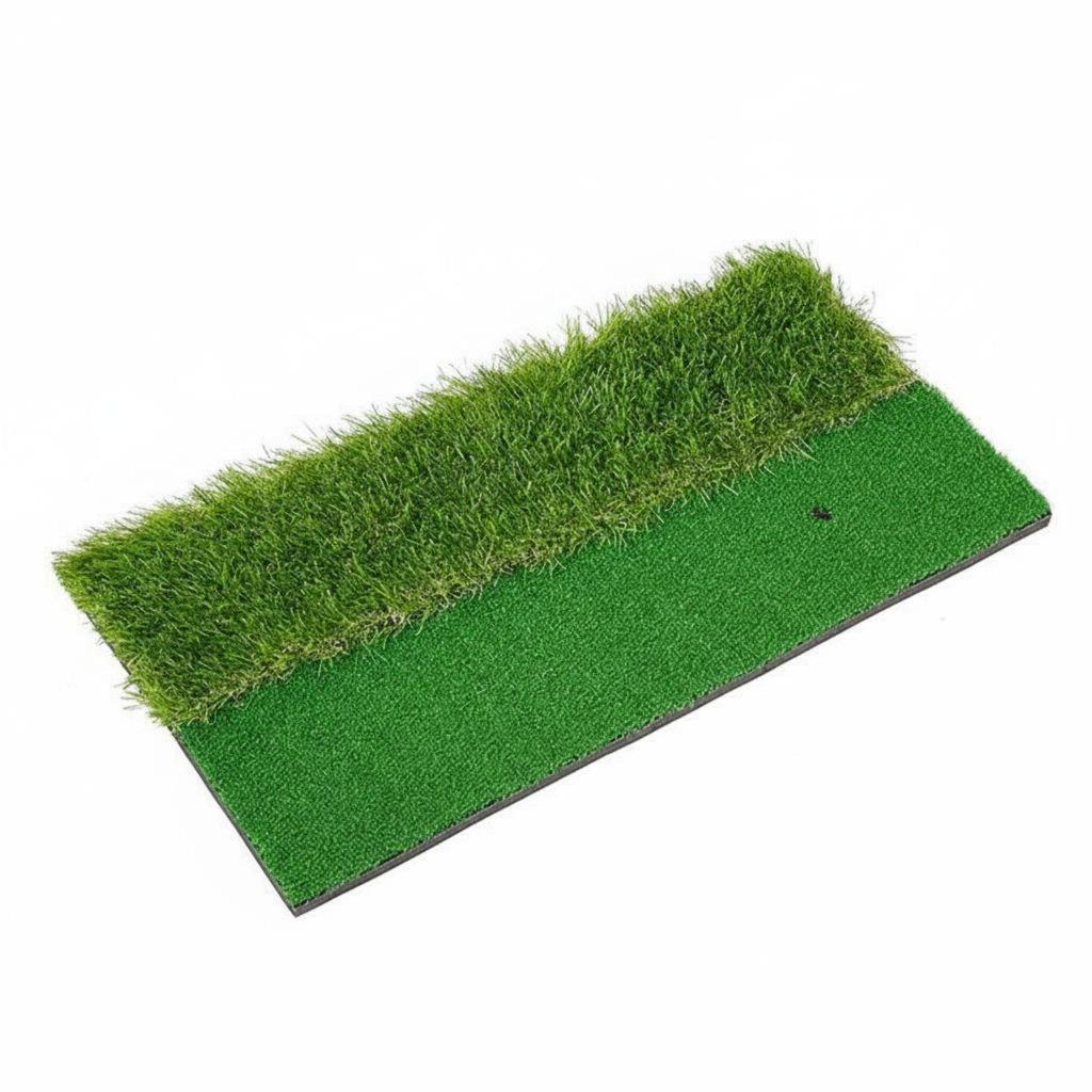 Dual Turf Golf Mat Shock-Absorbing doubleTurf Realistic Feedback