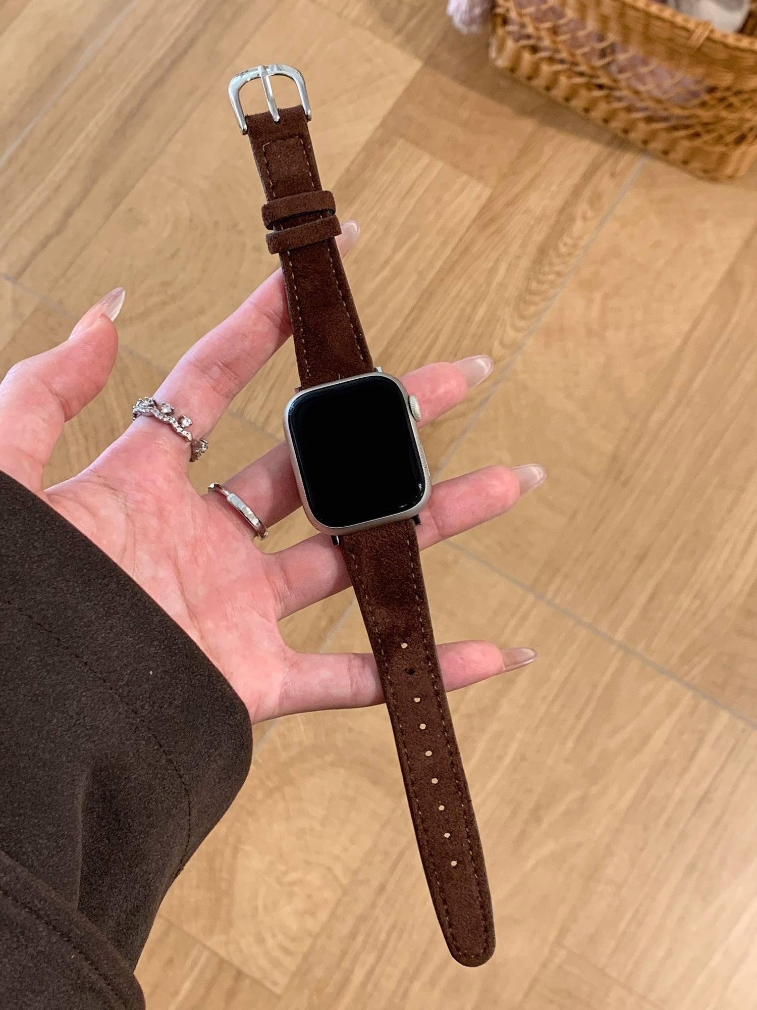 

Високоякісний ремінець-петля зі замші Для Apple Watch жіночий 44мм 40 45 41 49 42 38 Серія 11 10 9 8 SE 7 6 5 4 3 Ремінець S10 S11 46mm
