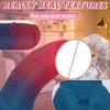 Large Realistic Soft Flesh Faux Penis Male Masturbator for Women