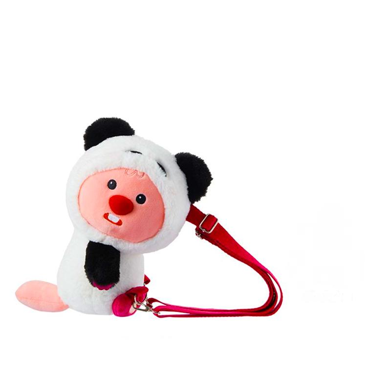 MINISO Zanmang Loopy Бобр, Коллекция Zanmang Loopy Куклы-переодевалки Рюкзак Куклы Плюшевая кукла Высота 30 см Кукла Box Not Included