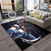 3D Cartoon UFO Robot Grendizer Anime Carpet Rug for Home Living Room Bedroom Sofa Doormat Decor,kids Area Rug Non-slip Floor Mat