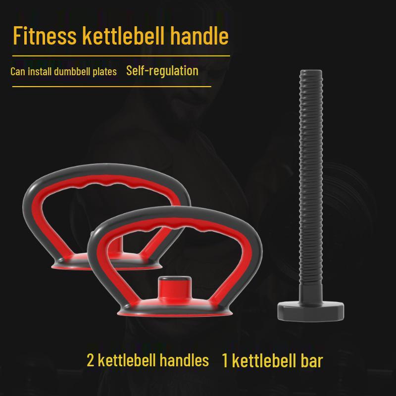 Adjustable Kettlebell Handle & Base for Home Fitness Workouts