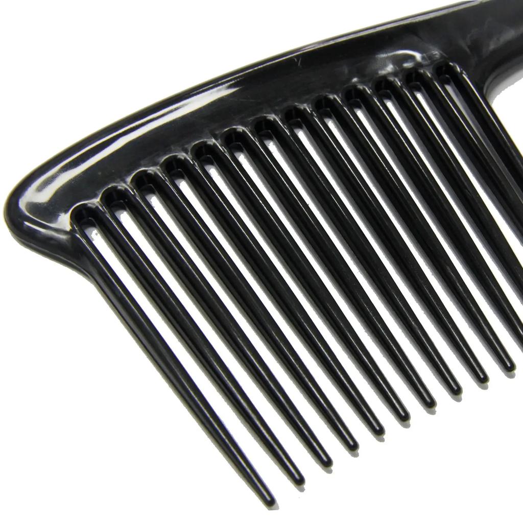 Wide Tooth Smooth Hairdressing Comb Big Size Wet Long Curly Hairbrush Salon Detangling Hair Styling Tools Coarse Wide Spikes