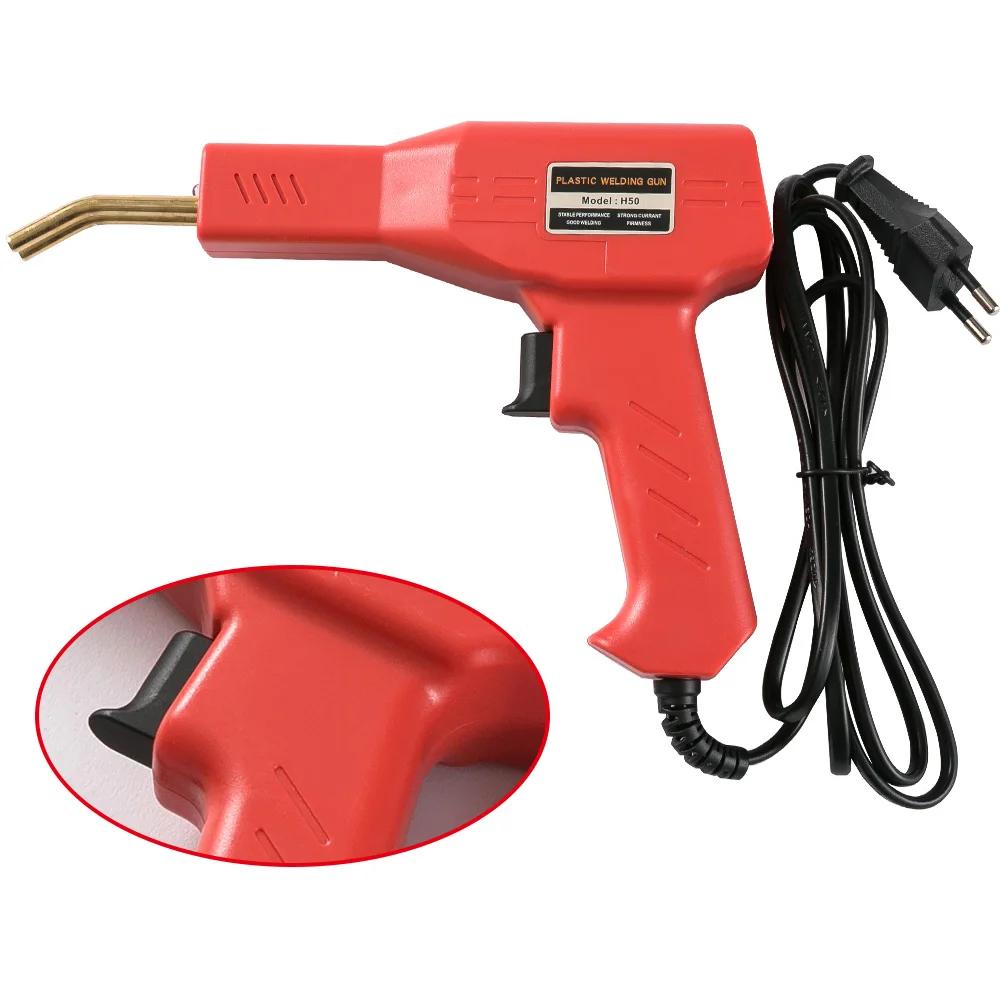 Plastic Welder Welding Machine Car Bumper Soldering Gun Set 4 Types Staples for Bumper/Kayak/Plastic Product Repairs