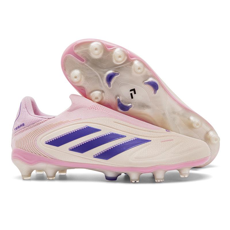 Nahtlose Flyknit Schnürlose COPA Fußballschuhe für Herren & Damen - Mit langen Stollen, Ideal für Wettkampf & Training