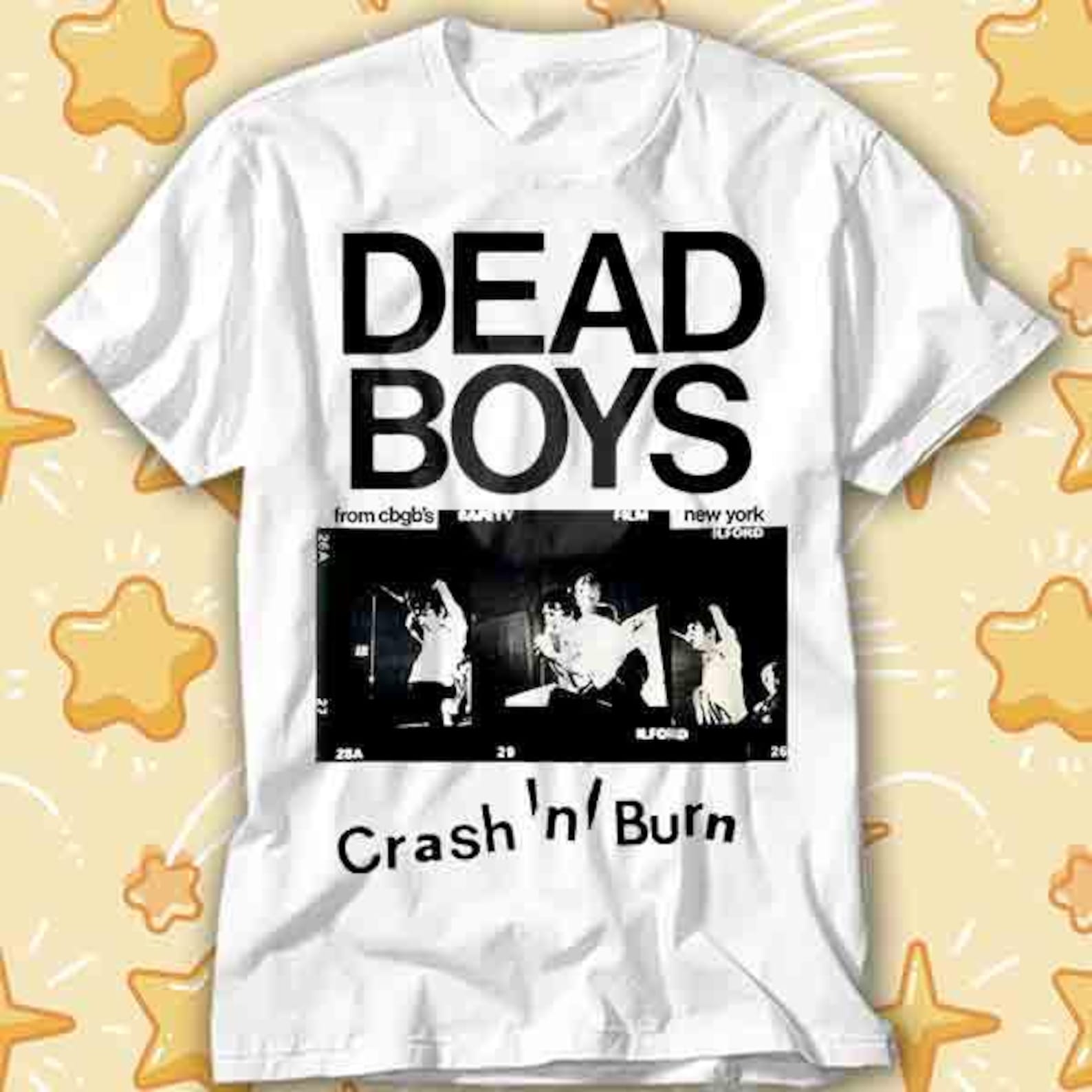 Dead Boys Crash n Burn Music Pop Rock Punk T-Shirt 511 3XL