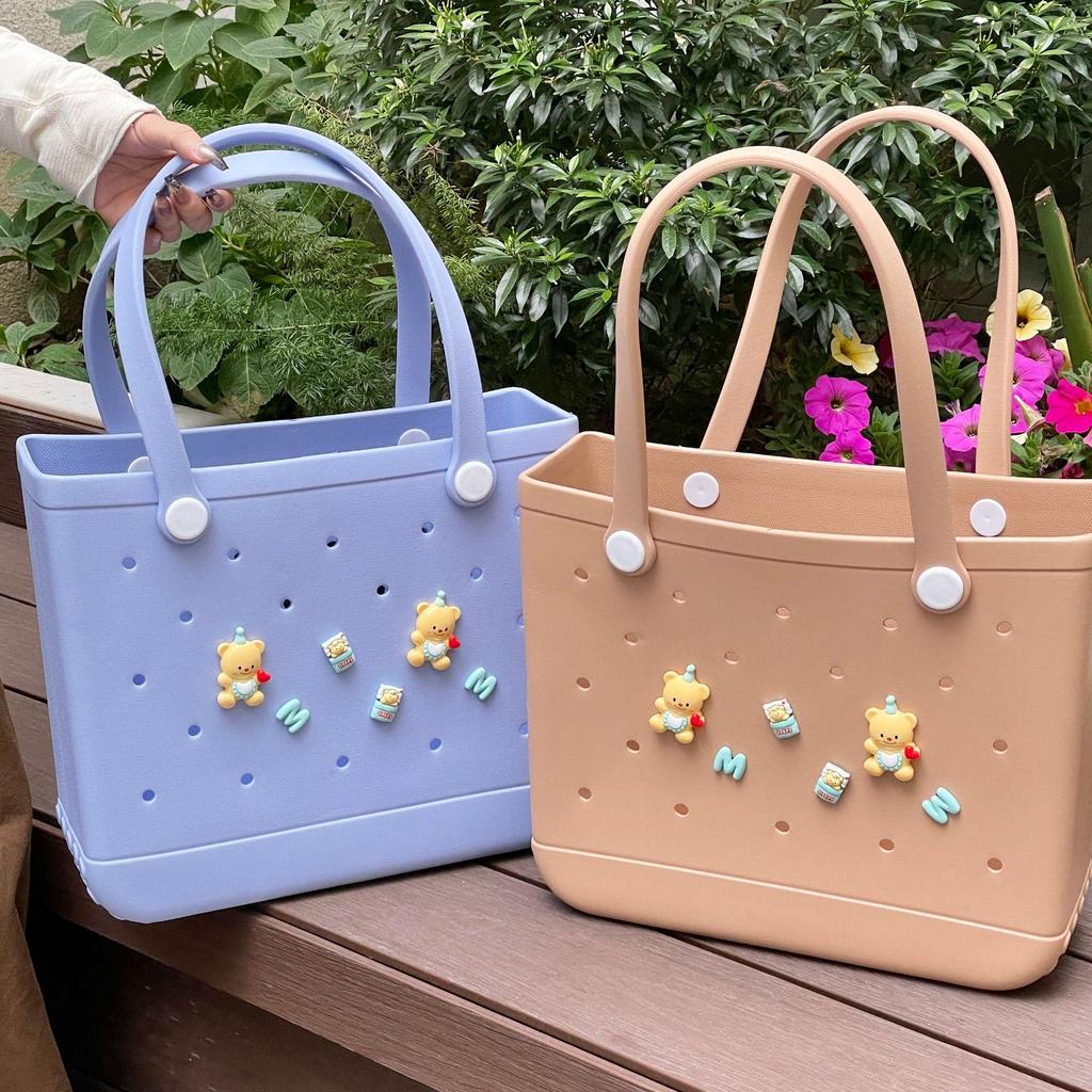 EVA Beach & Shopping Bag: Women's Handheld, Pet-Friendly Storage, Hole Design, Large Capacity (2025 Model)
