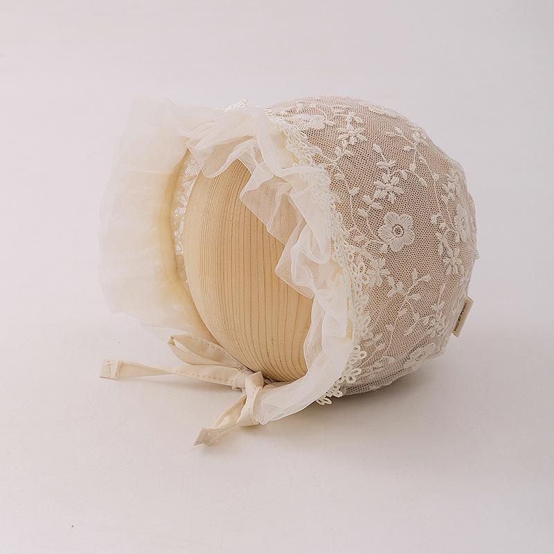 Korean Baby Hat 2026 Lace Girl Breathable Court Hat Baby Tire Cap Wholesale