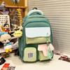 Schoolbag High Value Backpack Sweet Girl Ins Style Niche Middle School Student High School Student Schoolbag Large Capacity Casual Backpack