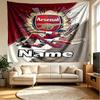 Benutzerdefinierter Name Personalisierte Arsenal F.C Druck Wandteppich, Wandkunst Dekor, Schlafzimmer, Studentenwohnheim, Wohnung, Wohnzimmer, Party-Hintergrund, Geschenk zum Geburtstag
