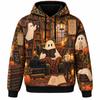 Unisex Halloween Women's Hoodie Gothic Fantasy Graphic Sweatshirt Spooky Night Pumpkin Ghost Haunted Castle Magic Forest Vintage Streetwear