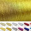 Glitter Silk Embroidery Thread: Colored, Fine Thread for Cross Stitch & Sewing, with Bright Silver & Gold Finish