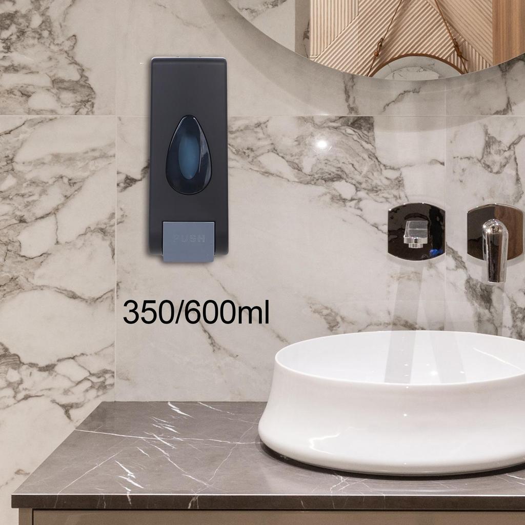 Manual Soap Dispenser Wall Mounted Soap Dispenser, Commercial Hand Dispenser for Bathroom, Kitchen, Hotel