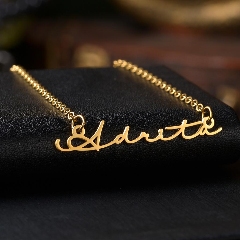 Atoztide Personalized Custom Name Necklaces for Women Stainless Steel Letter Star Heart Butterfly Pendant Choker Jewelry Gift