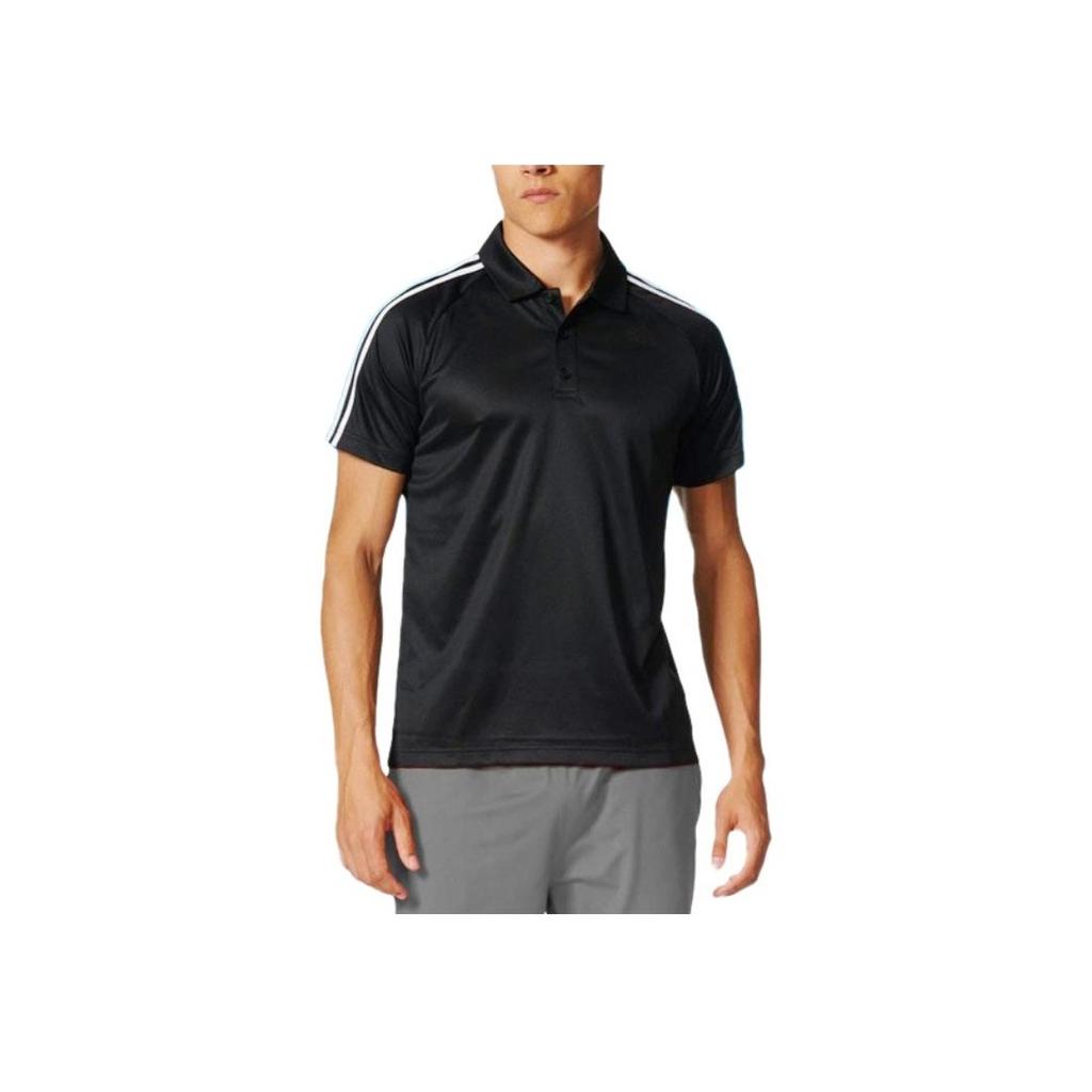 Adidas Reversible Knit Short-Sleeve Polo Shirt Men Tops Black BK2601