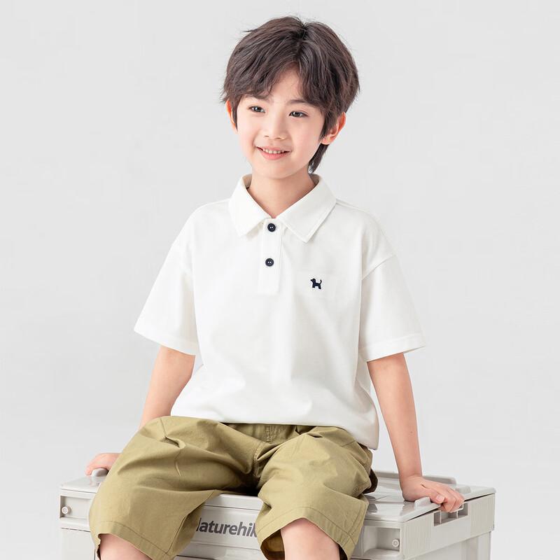 Boys' Summer Dog Embroidery Polo Shirt