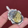 Schalenblende Pendant Latest Design Pendant Wonderful Gemstone Jewelry 925 Sterling Silver Pendant Handmade Pendant Silver Jewelry for Gifts