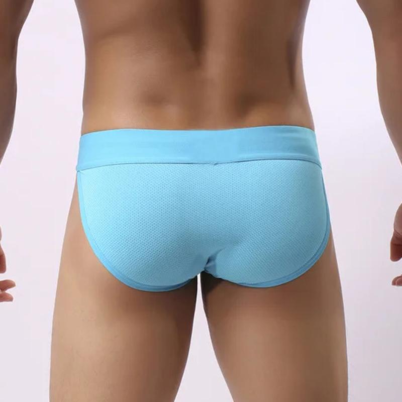 Mens Underwear Big U Convex Pouch Sexy Briefs Plus Size Male Panties Breathable Mesh Underwear Underpants Briefs for Men
