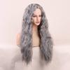 70CM Women Full Wig Side Bang Layered Shaggy Long Curly Hair Heat Resistant Charming Cosplay Wig Corn Beard Female