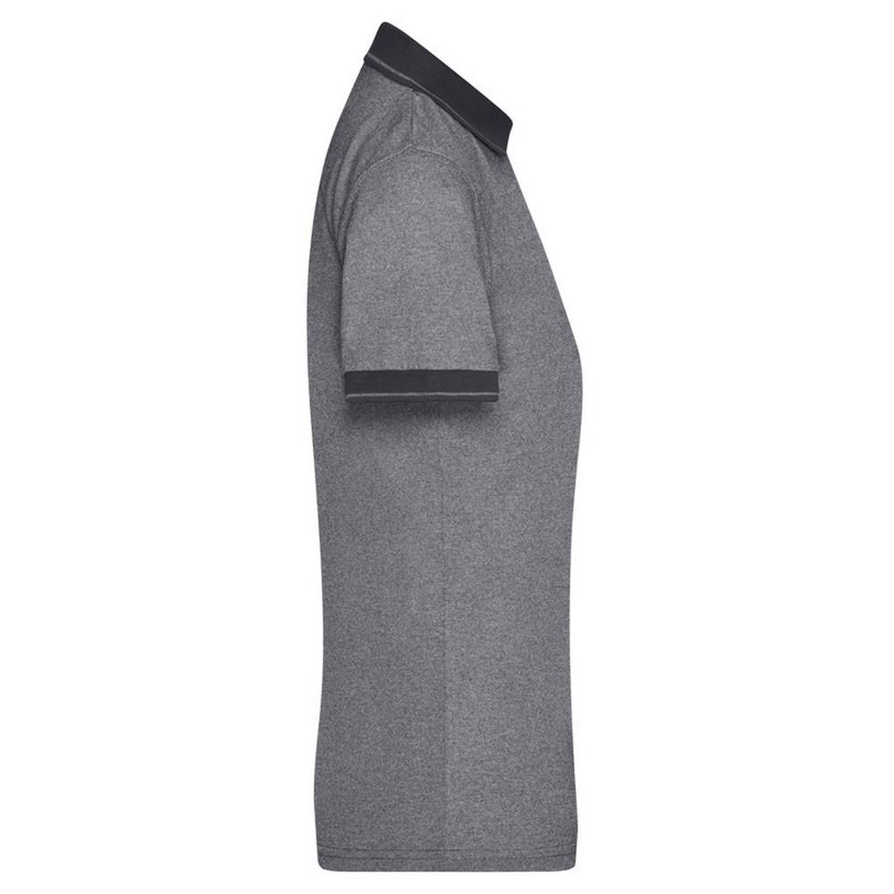 James and Nicholson Womens/Ladies Heather Polo Shirt