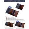 Credit card holder with automatic pop-up card protection case, premium card holder, thin wallet with paper money slot