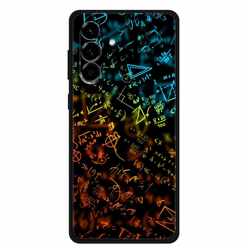 For Samsung Galaxy S25 FE 5G Case Soft Silicone TPU Black Phone Cover For Galaxy S25 FE 5G Protective Cartoon Bumper Coque S25FE