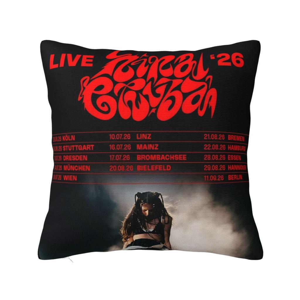 Pillow Cover Singer Nina Chuba Kawaii Design Cushion Cover Funny Pillow Case For Office Car Home Decorative Pillowcases