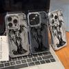 Dark Wings Goddess Pattern Soft Phone Case For Iphone 17 Air 11 13 14 12 15 16 Pro Max 17E 16E Plus Bumper Back Coque Cover