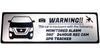 Honami Works NV350 Late Caravan CARAVAN Security Emblem 24 Hour Surveillance Dash Cam GPS Tracker Sticker