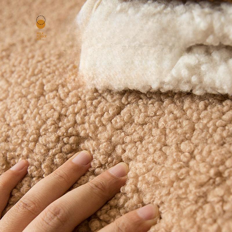 Winter Lamb Velvet Sofa Cushion Non-slip Nordic Simple Cushion Four Seasons General Thickening Fabric Plush Sofa Cover