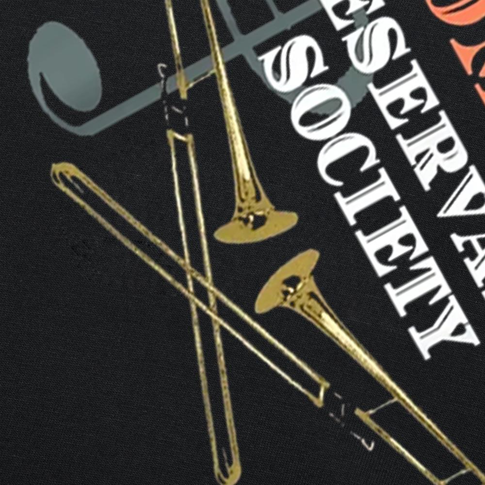 Funny Trombone Player Graphic T Shirts Men Women Pure Cotton Humor Streetwear Tee Shirt Short Sleeve Unisex Loose Clothing