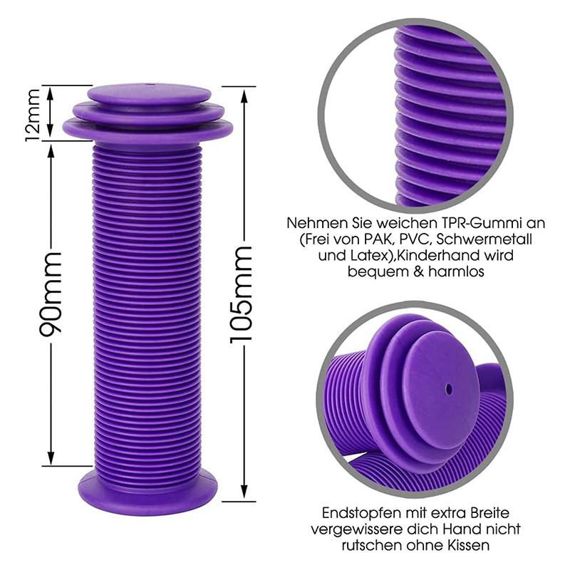 2X Mtb Bike Handle Grips Sleeve Rubber Bike Grips Anti-Slip Waterproof Tricycle Scooter Handlebar For Kids Cycling Handle Bars