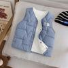 Korean Style Fleece-Lined Cotton Vest for Toddlers – Boys and Girls (Small To Large) Warm Autumn/Winter Clothing