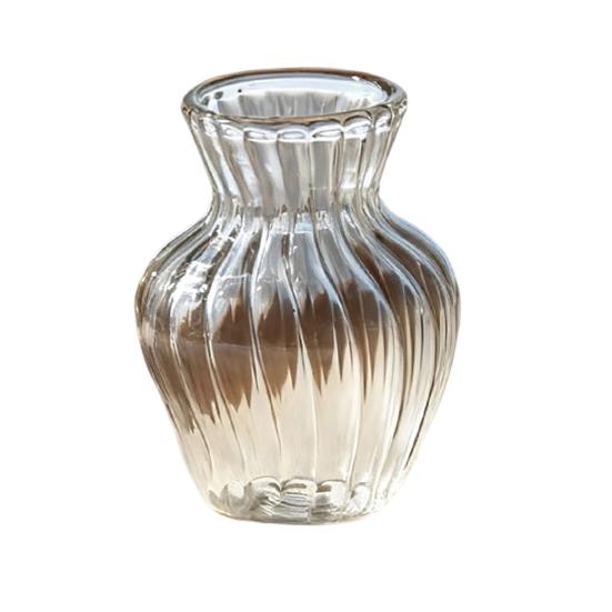 Mini Glas Blumen Dekoration Handgeblasen Kunstkristall Pflanzen Kleine Blumenvase Schmuckstück für Muttertag Geburtstagsgeschenke