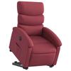 Vidaxl Lift Recliner Massage Chair, Electric, Reclining, Burgundy