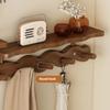 Väggmonterade Kläder Halsduk Förvaringskrokar Entréhall Klädhängare för Rock Ryggsäck Nyckel Klädhängare Vägg Flytande Hylla