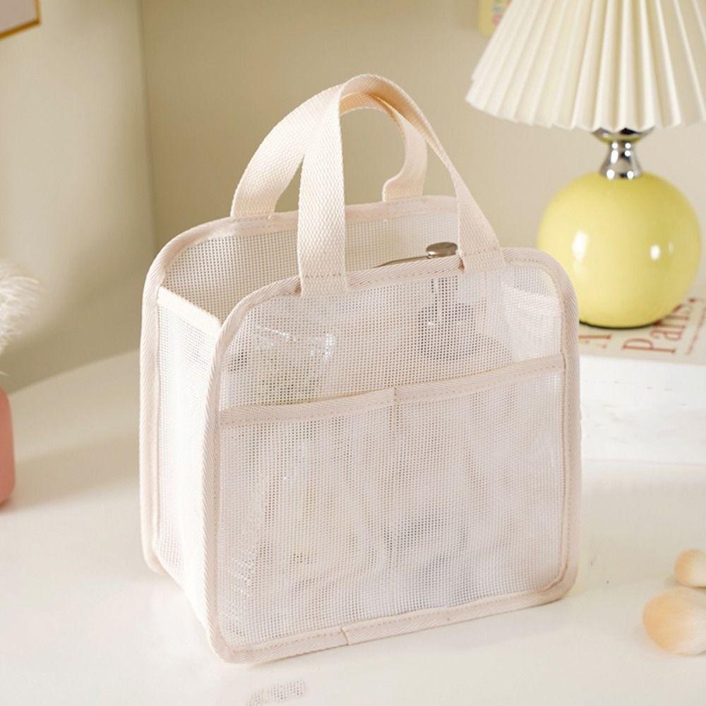 Large Capacity Makeup Pouch PVC Toiletry Storage Bag Simple Cosmetic Storage Bag Travel