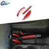 Red Carbon Fiber Handbrake Handle Decor Trim For Jeep Wrangler JK Accessories
