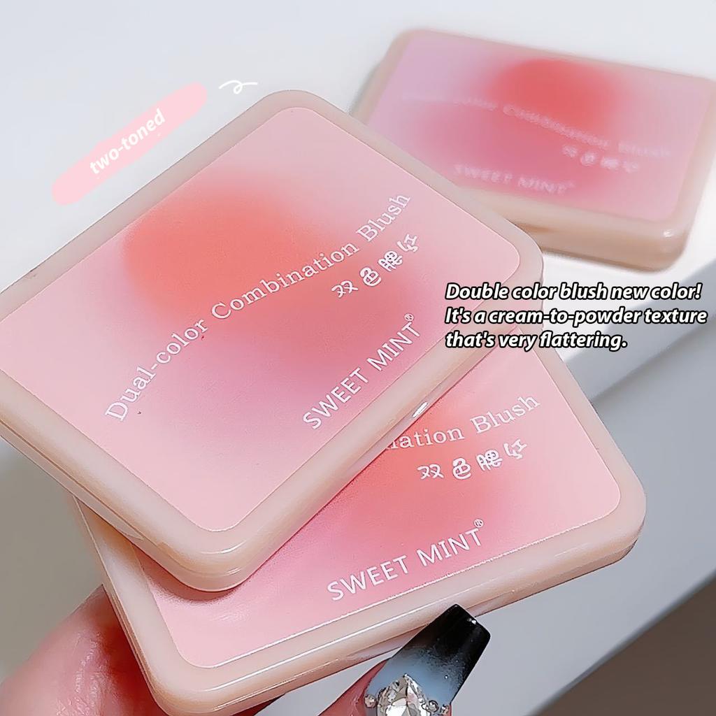 Blush Palette Matte Natural Cheek Contour Peach Pink Red Nude Makeup Purple Expansion Contraction Blush Mineral Powder