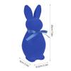 Easter Bunny Ornament Flocked Rabbit Statues Easter Decorations