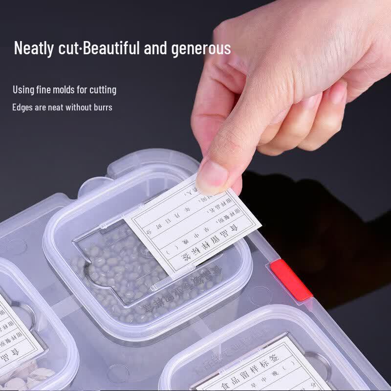 Food Sample Card Labels